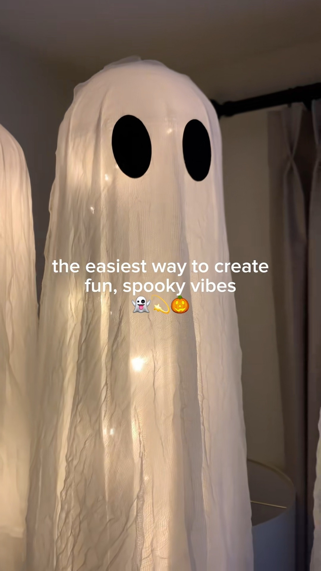 These lit hanging ghosts are so fun! Use them on a covered porch or inside to make a cute and spooky Halloween display.

#LTKHome #LTKSeasonal #LTKSaleAlert