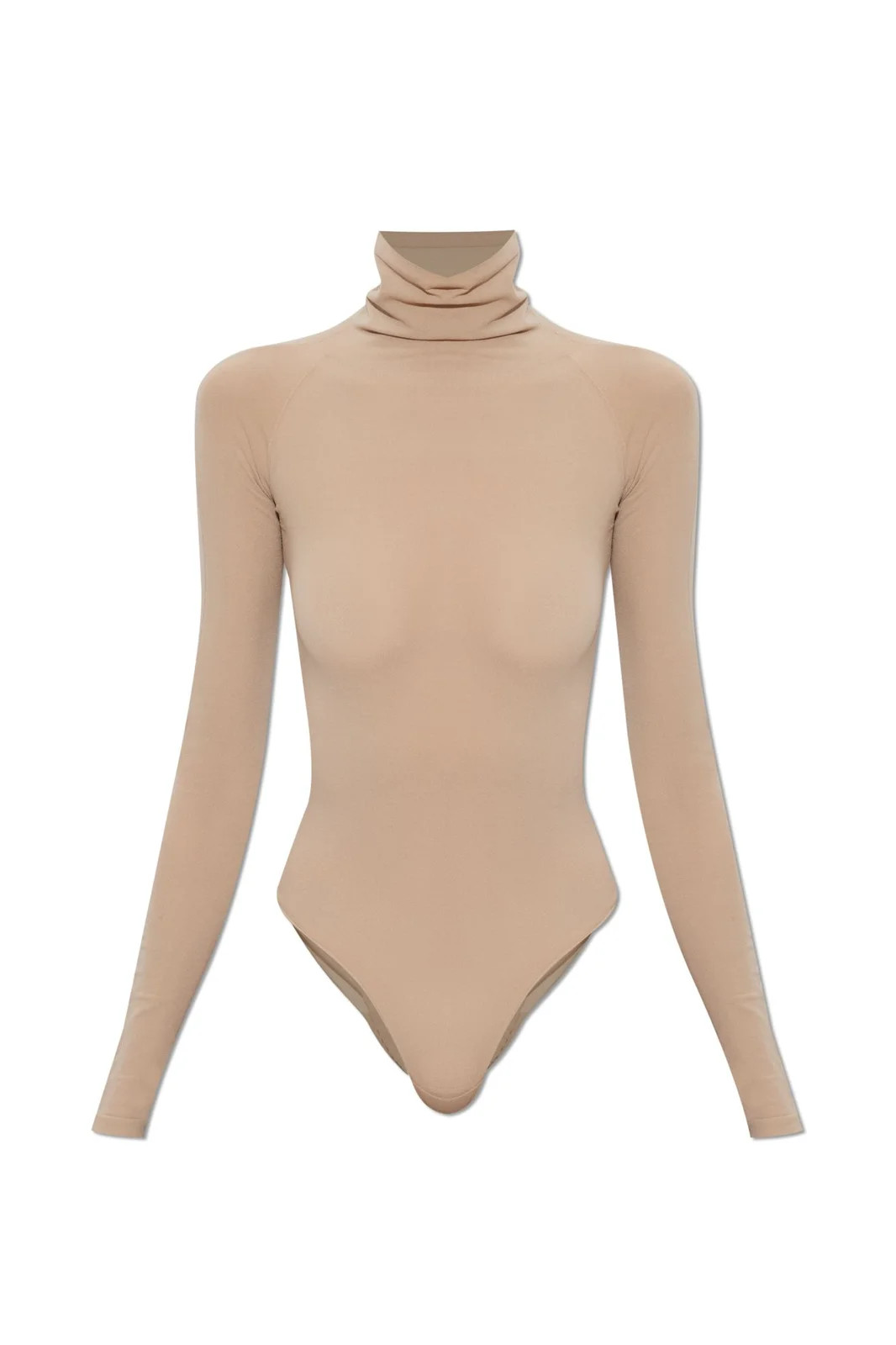 Alaïa High Neck Second Skin Knit Bodysuit | Cettire Global