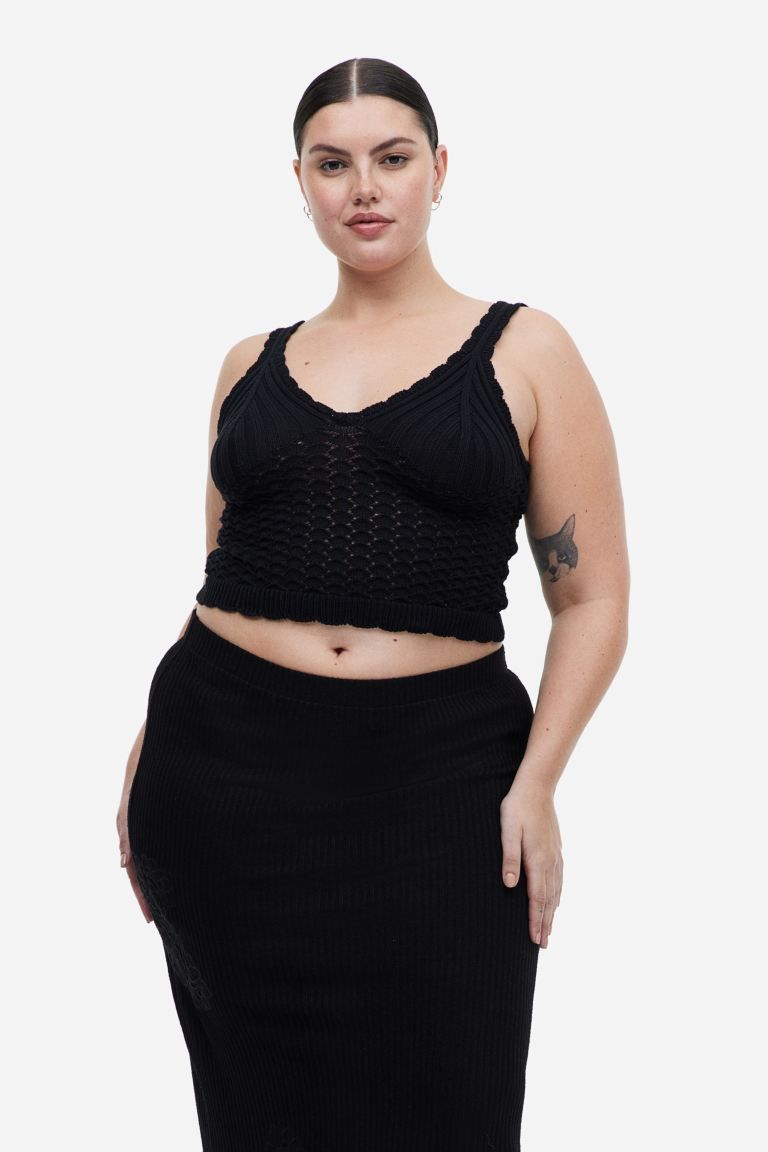 Crochet-look Tank Top | H&M (US)