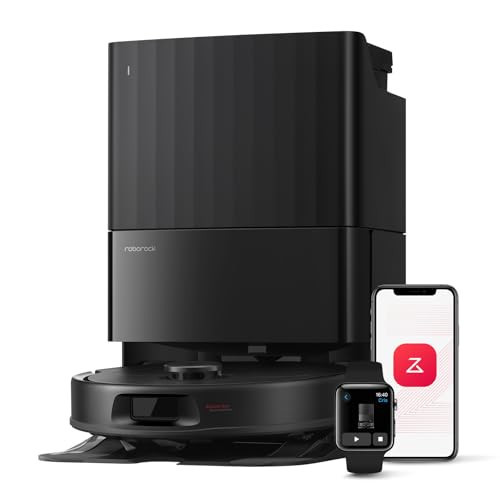 roborock Qrevo Series Robot Vacuum and Mop, 8000Pa Suction, Upgraded from Qrevo S, Anti-Tangle Brushes, Smart Obstacle Avoidance, Auto Mop Washing, All-in-One Dock, 200RPM Spinning Mops, Black(QV 35A) | Amazon (US)