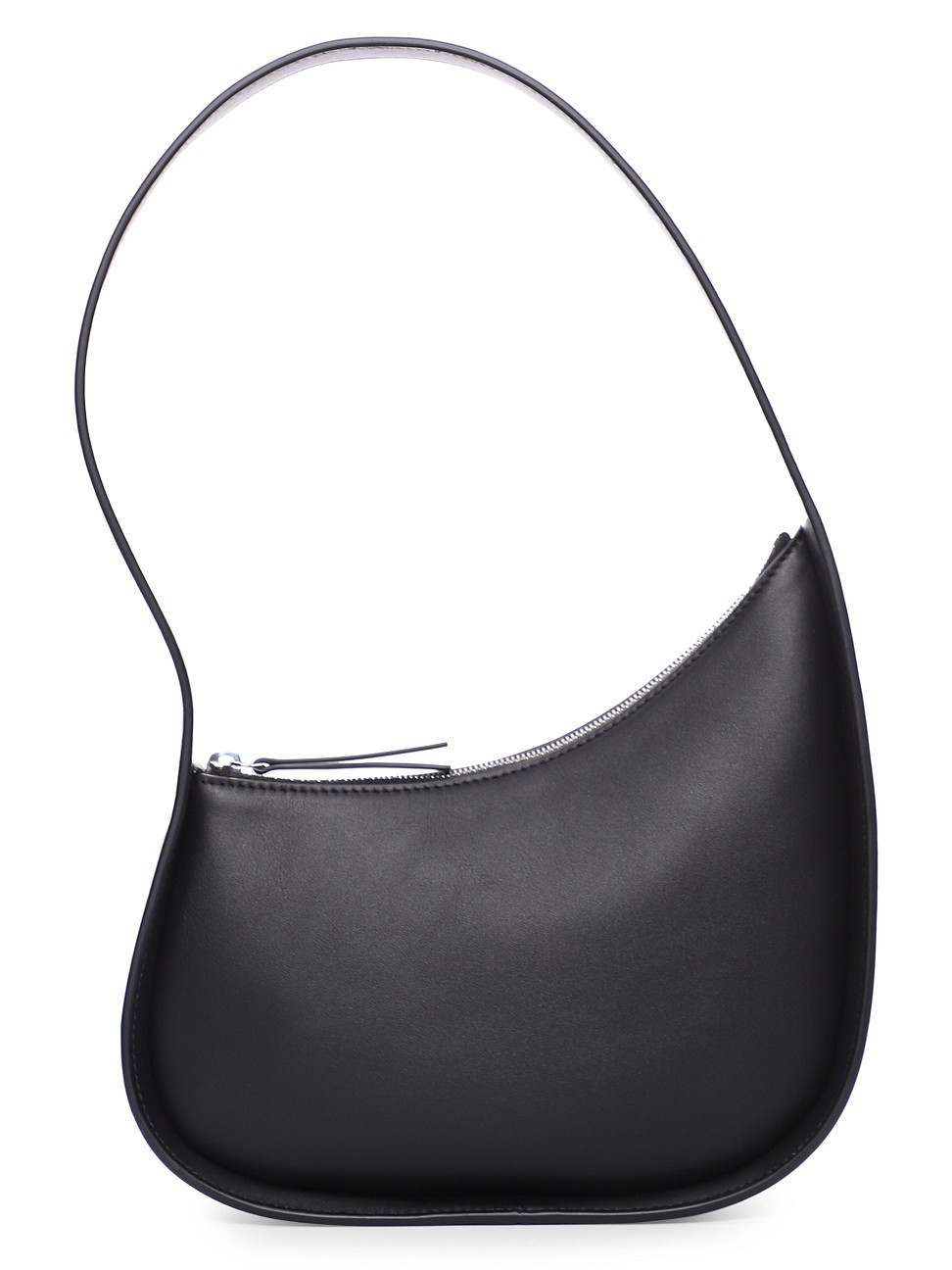 Women's Half Moon Leather Shoulder Bag - Black - Black | Saks Fifth Avenue