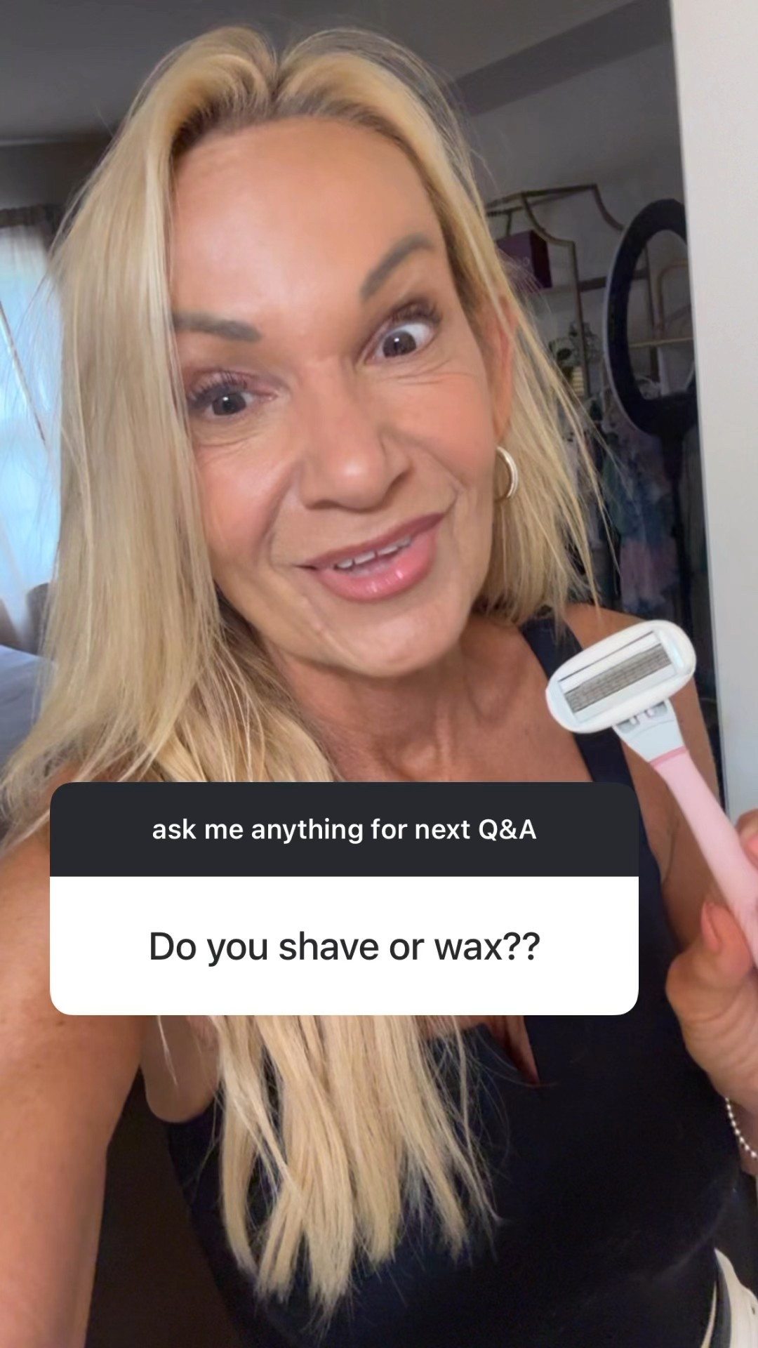 How about you- shave or wax?

xoxo
Elizabeth 




#LTKFindsUnder50 #LTKBeauty #LTKOver40