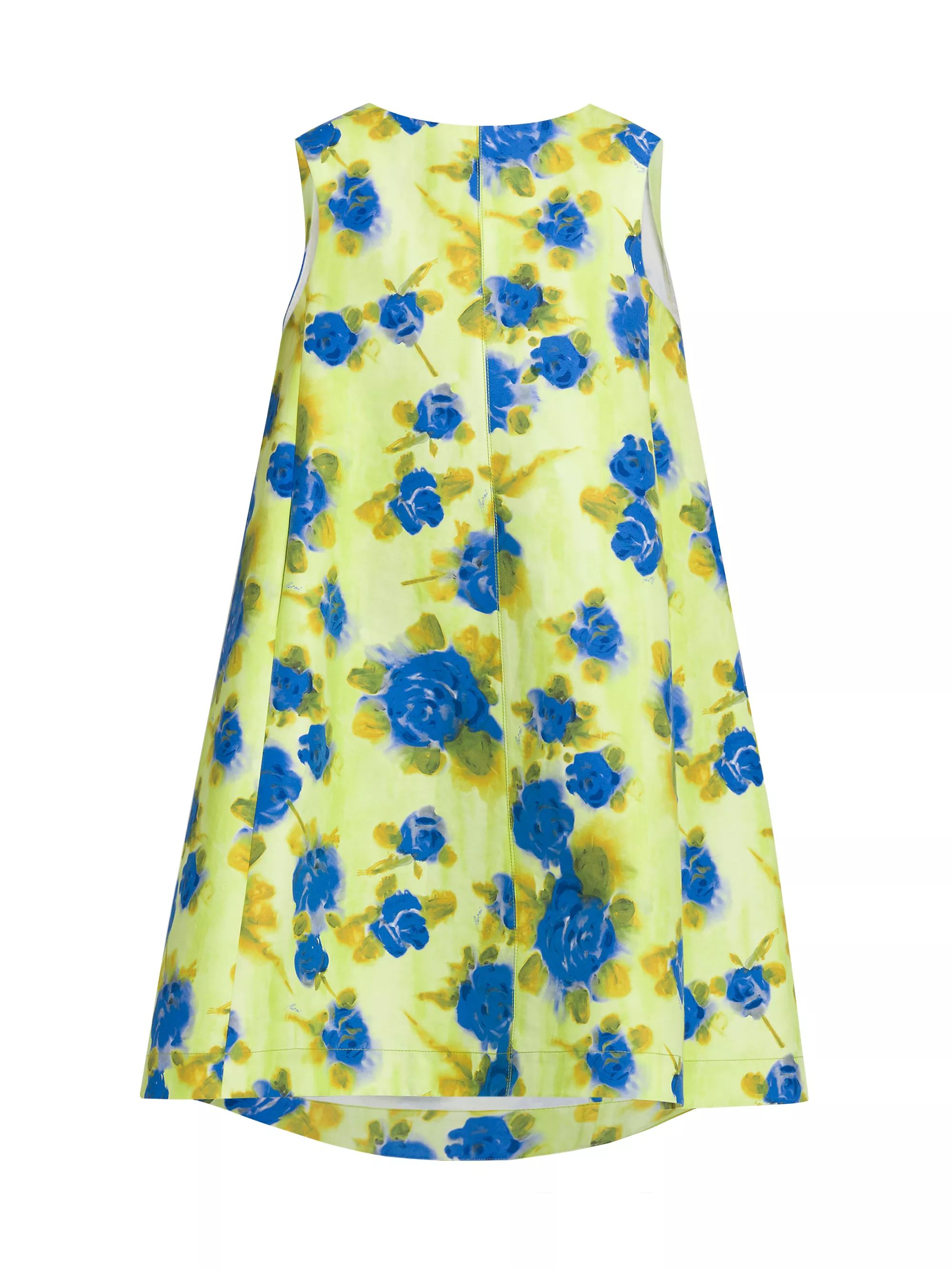 A-Line Floral Cotton Midi-Dress | Saks Fifth Avenue