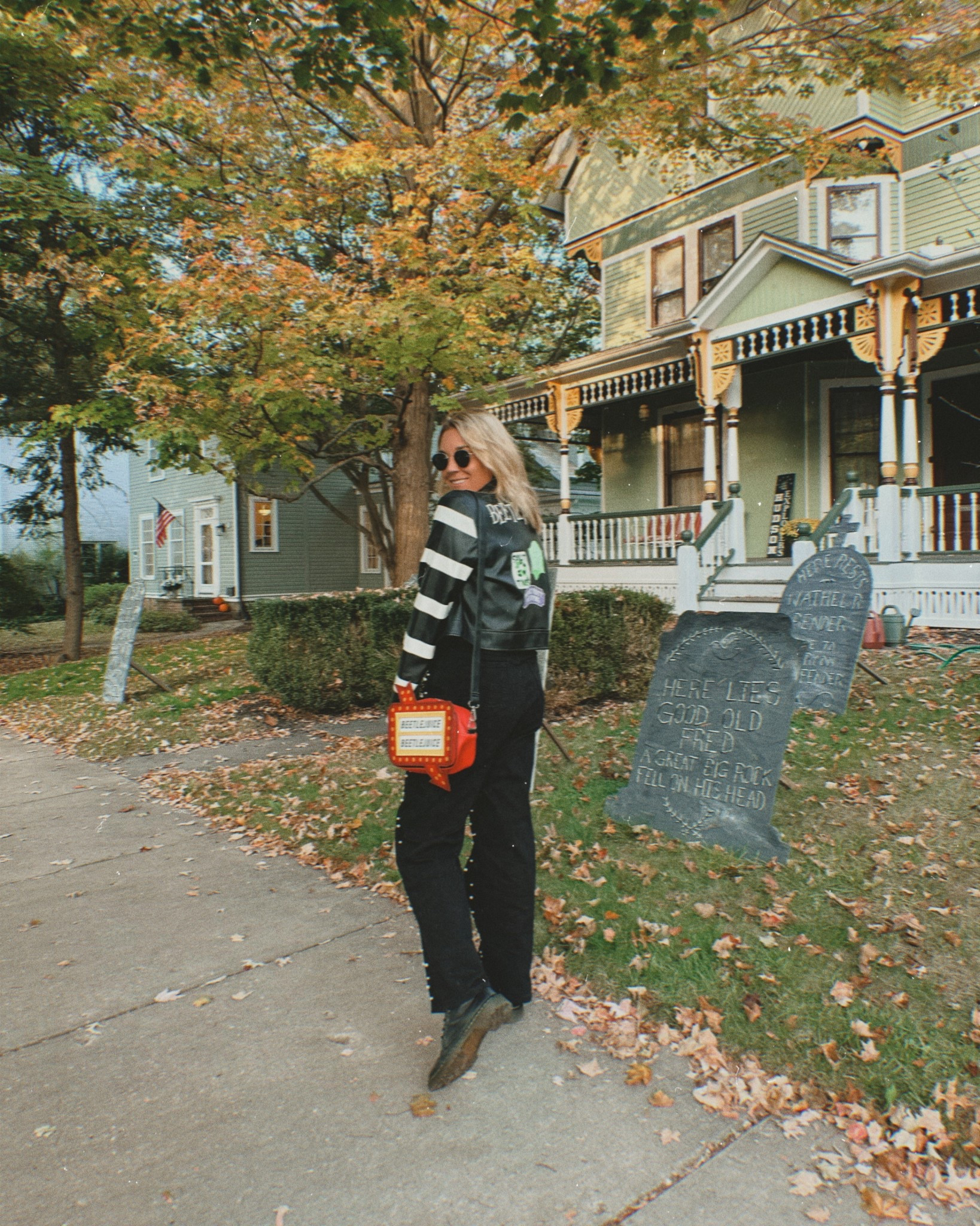 I myself am, strange and unusual 🪲🖤✨

Had the best time at @blitzenspopupbar with friends this week- highly recommend stopping by for a fright 🎃

#LTKSeasonal #LTKPetite #LTKHalloween