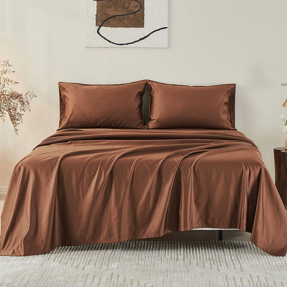 Simple&Opulence 100% Cotton 1000 Thread Count Sheet Set Bed Sateen Weave Long Staple - Fitted and... | Amazon (CA)