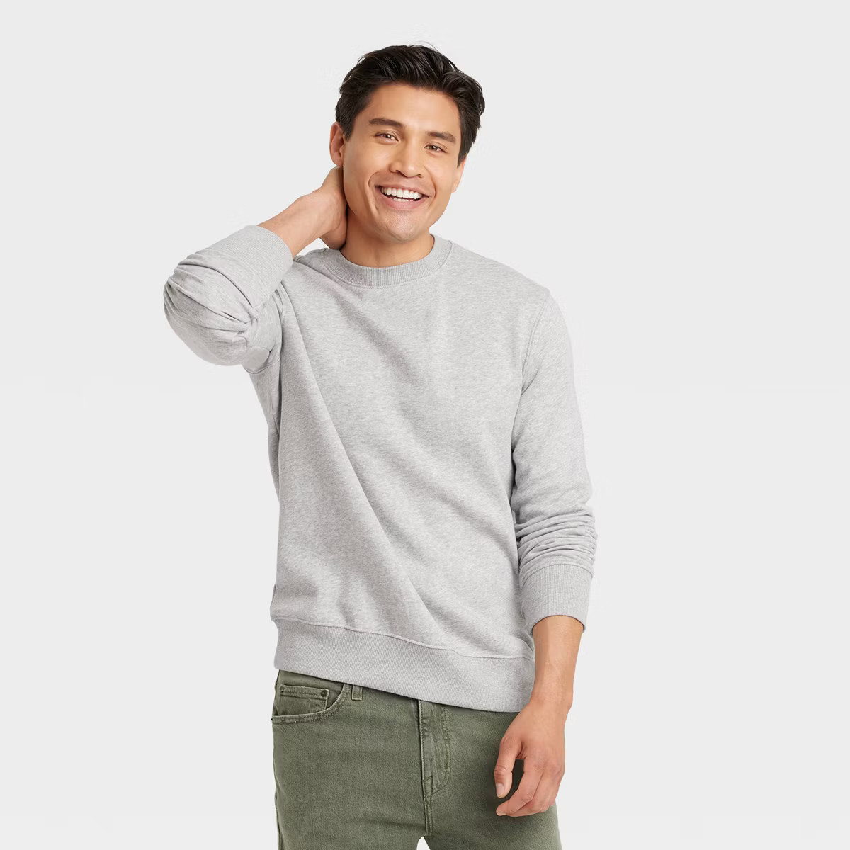 Men's Regular Fit Crewneck Pullover Sweatshirt - Goodfellow & Co™ | Target