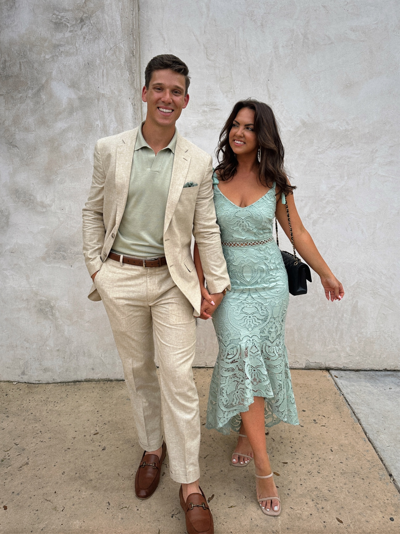 Midi wedding guest dress from Lulus and linen suit from Jos A Banks!

#LTKwedding #LTKtravel #LTKFind