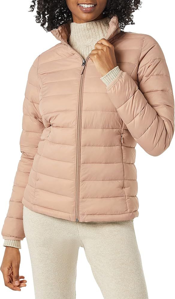 Amazon Essentials Women's Lightweight Long-Sleeve Full-Zip Water-Resistant Packable Puffer Jacket | Amazon (US)