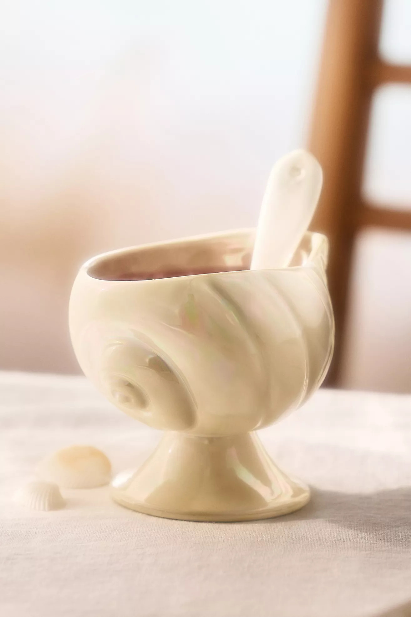 Sirena Stoneware Salt Cellar | Anthropologie (US)