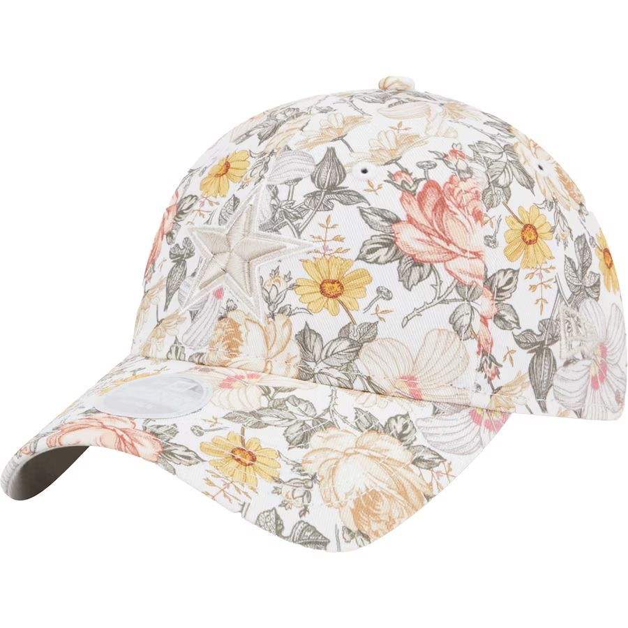 Dallas Cowboys New Era Women's Bloom 9TWENTY Adjustable Hat - Cream | Fanatics