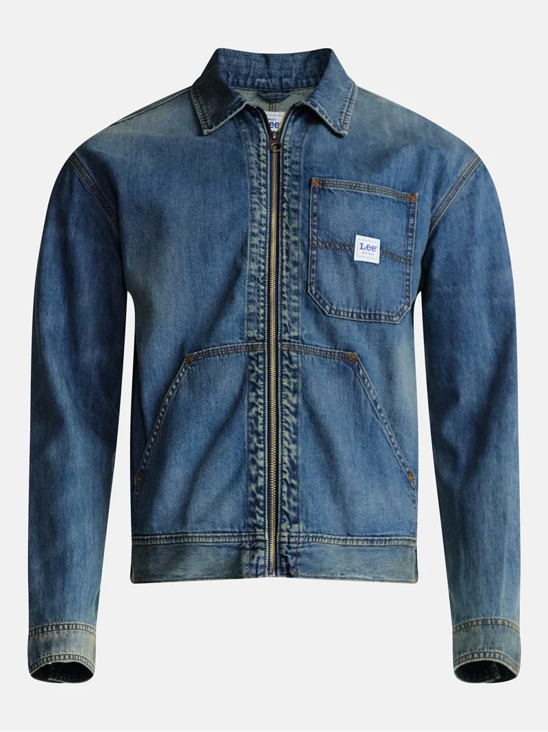 Kacey Lee Men's Denim Workwear Jacket, Sizes S-2XL | Walmart (US)