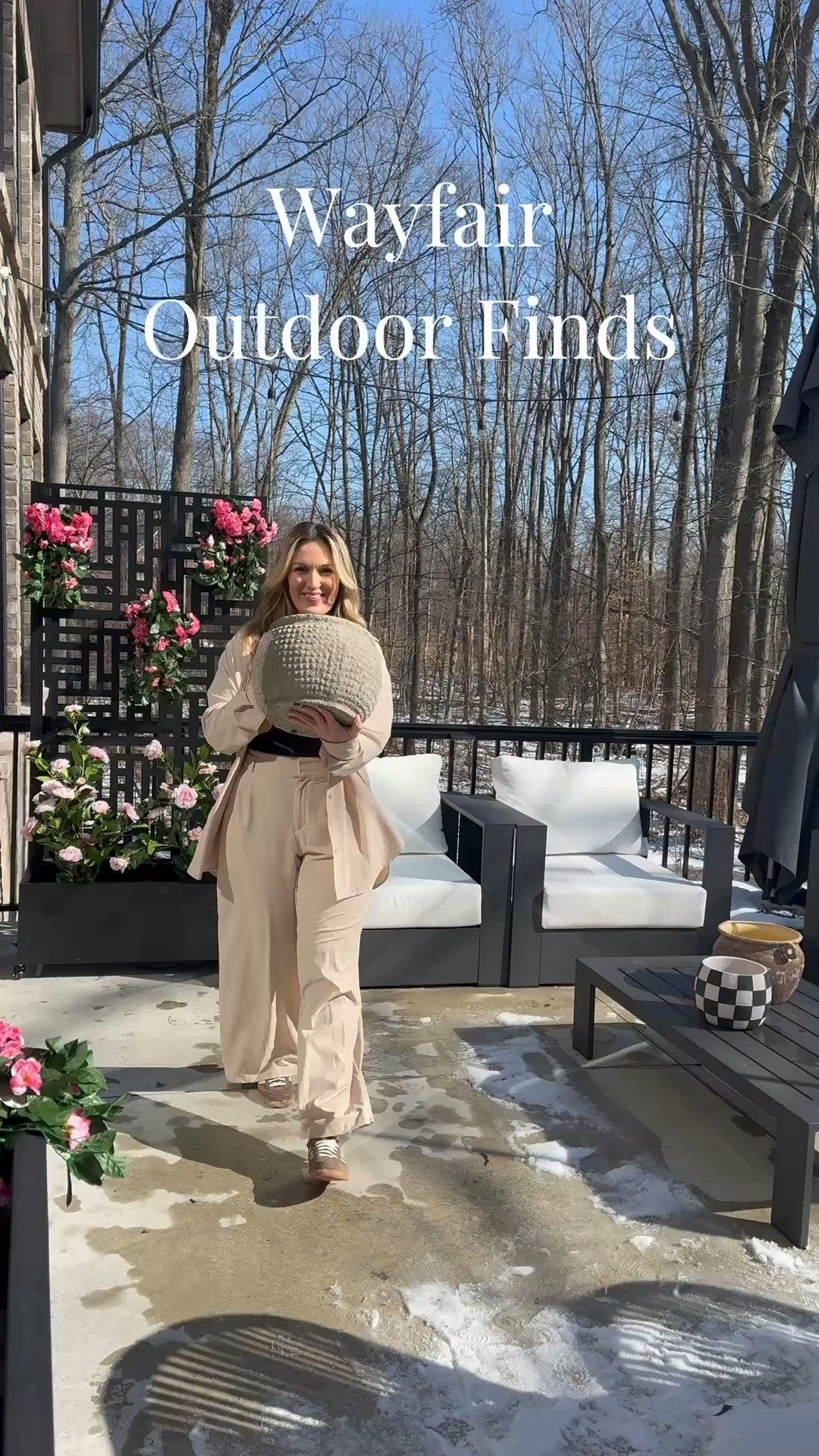 #ad Spring is finally on its way and it’s time to get my patio garden ready with @Wayfair  . Wayfair has everything you need to create a perfect garden including so many planters but also gardening supplies, real plants, greenhouses, bird baths, concrete stepping stones and more. See my favorite finds below. 
#wayfairpartner #wayfair #wishyouwerehere #outdoor 

#LTKSpringSale #LTKHome #LTKSaleAlert