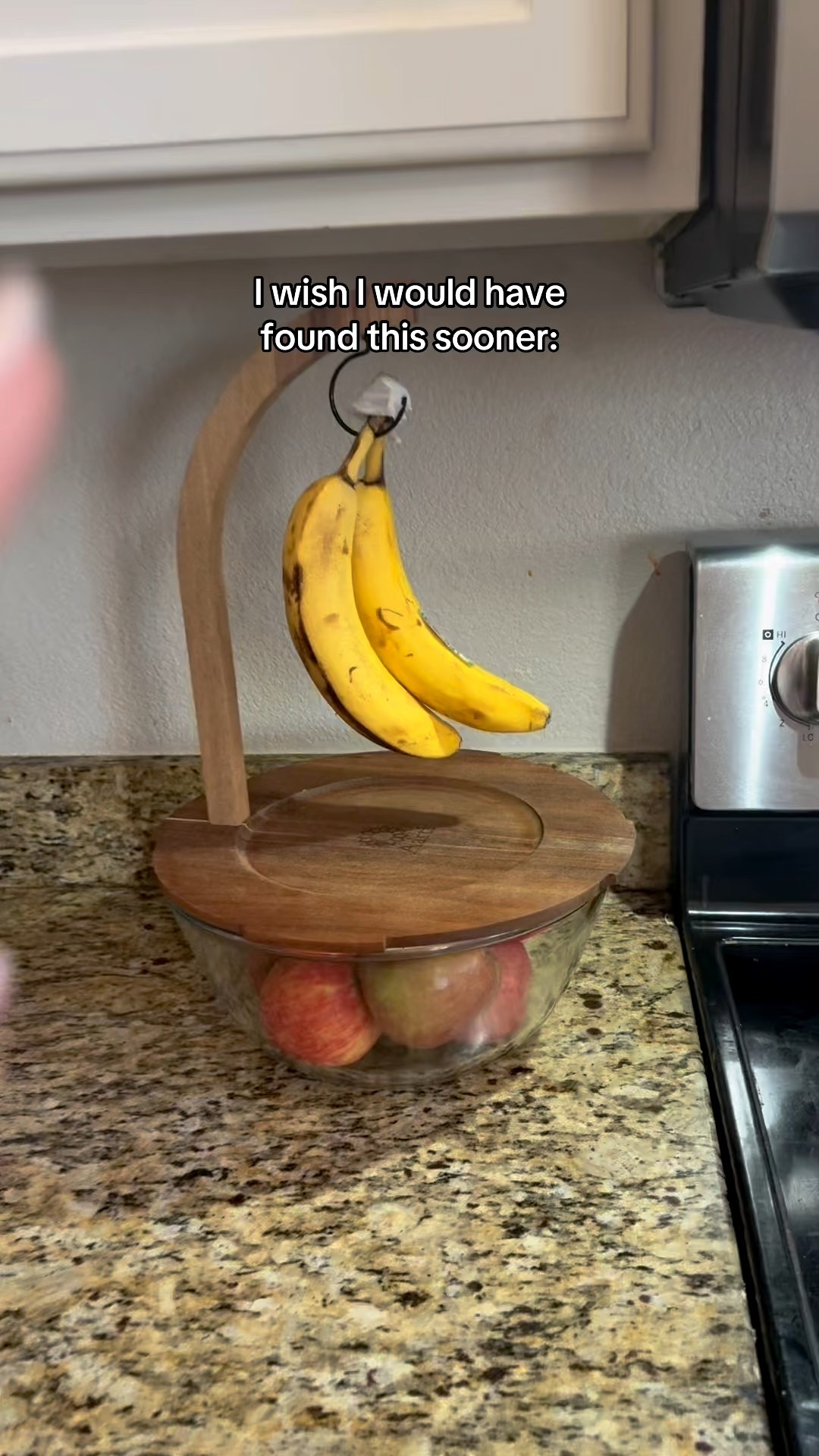 This fruit bowl actually keeps bananas from getting smashed while making your counter look put together. Cute, practical, and perfect for grabbing healthy snacks on the go.

#kitchenorganization #fruitstorage #countertopstyle #healthysnacking #homeinspo

#LTKValentine #LTKNYFW #LTKdayinmylife