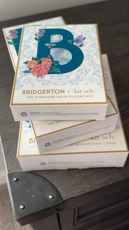 This Bridgerton collab is swoon worthy! Comes with:

🩵 Satin pillowcase - Bridgerton inspired toile print on one side and blue with a bee on the back
🩵 Scrunchie set - 2 luxe limited edition scrunchies that keep hair silky and protected while you sleep
🩵 Satin wrapped microfiber hair towel that lets hair dry quickly while reducing frizz and protects hair from split ends and breakage. Helps dry hair in a fraction of the time!

Perfect gifts for Bridgerton fans 🩵

#LTKBeauty #LTKHome #LTKGiftGuide