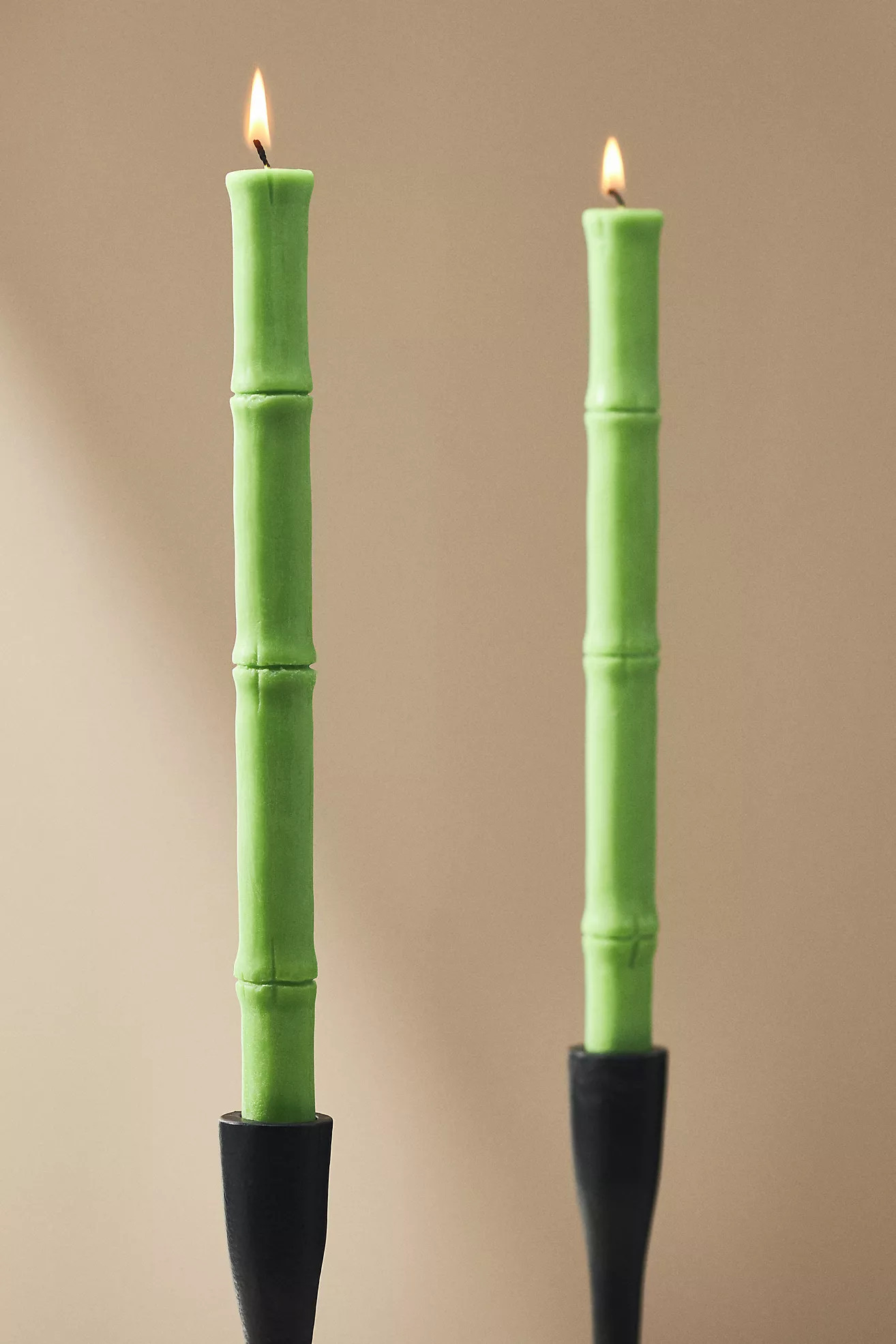 Bamboo Taper Candles, Set of 2 | Anthropologie (UK)
