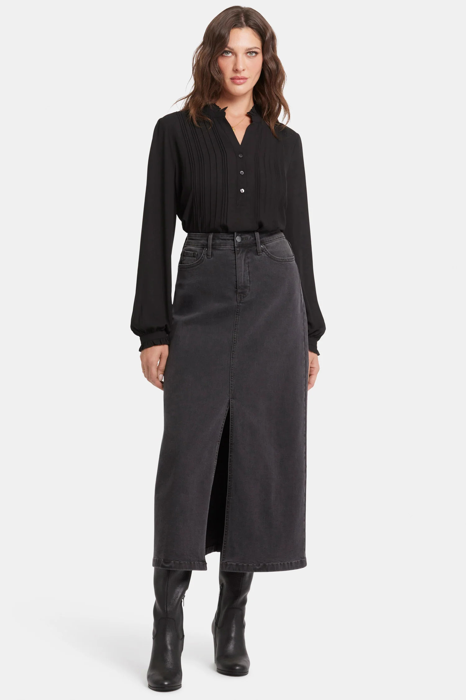 High Rise Long Skirt - Wild Spirit | NYDJ