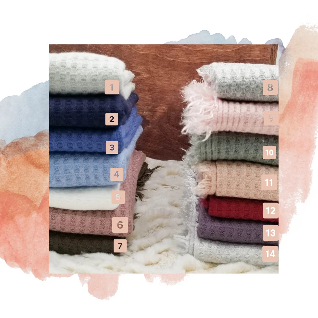 Waffle Fabric for Newborn Photo Props Backdrops Waffle - Etsy | Etsy (US)