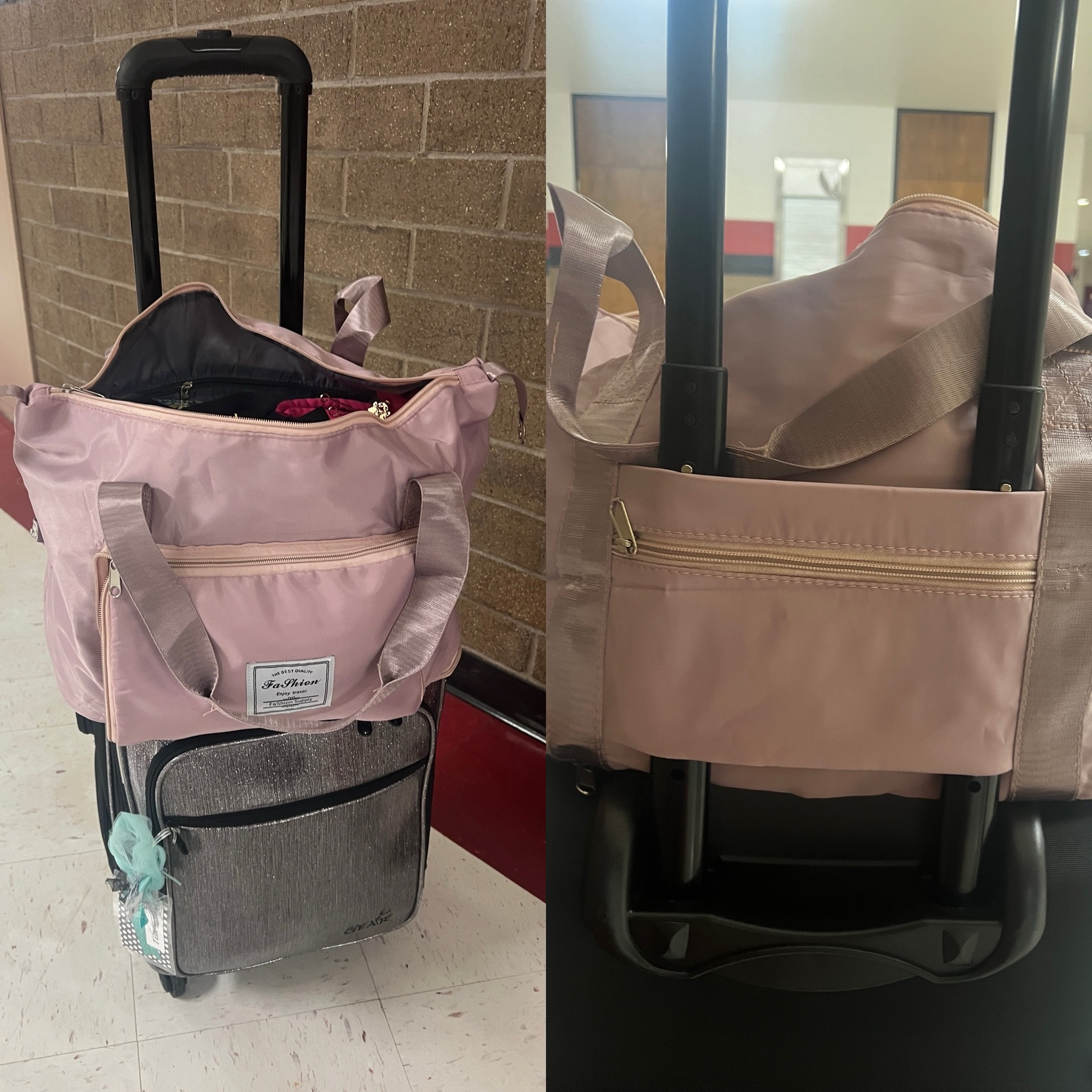 Add a foldable duffle bag to your dance competition life. Connect it to your suitcase for easy carrying! 

#LTKActive #LTKtravel