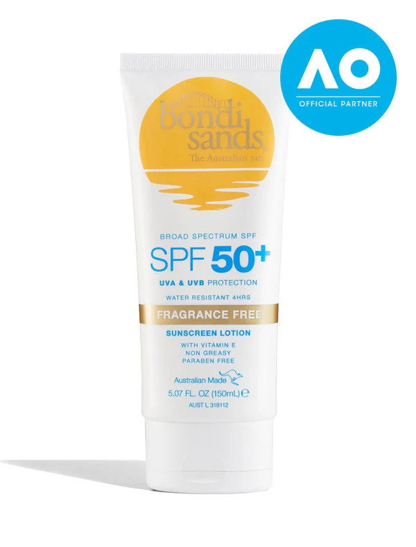 SPF 50+ Fragrance Free Body Sunscreen Lotion | Bondi Sands