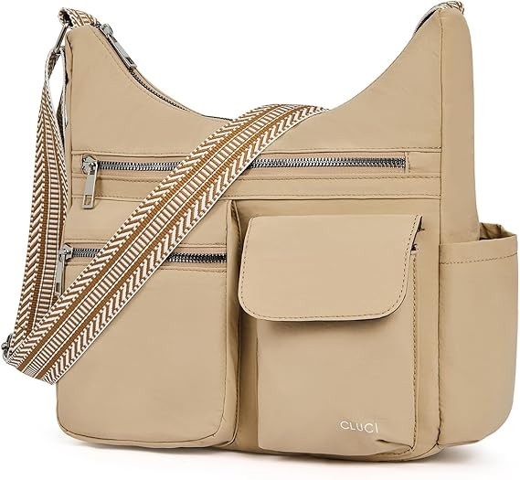 CLUCI Travel Purses for Women, Waterproof Nylon Crossbody Bags for Woman Trendy, Anti Theft Shoul... | Amazon (US)