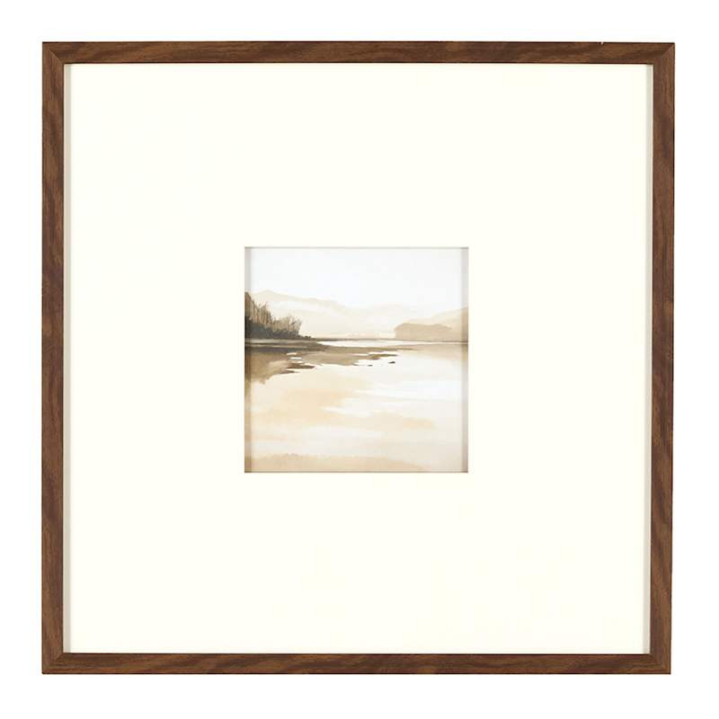 Glass Framed Water in Foreground Wall Art, 22" | At Home