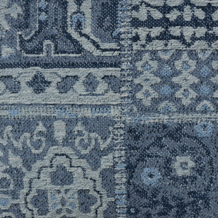 Better Homes & Gardens Decorative Throw Pillow, Patchwork, Denim, 20" Square, Single Pillow | Walmart (US)