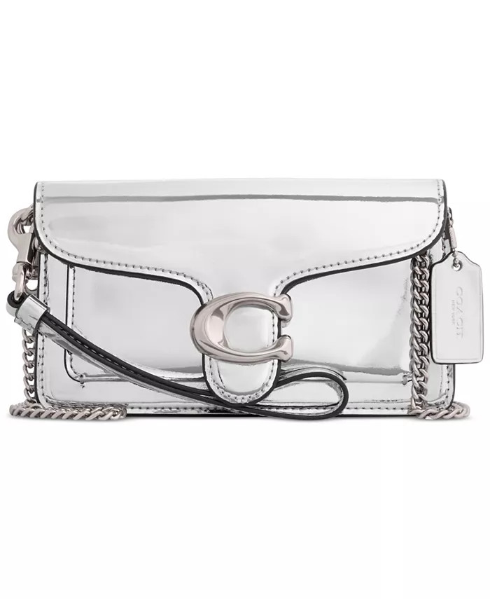 Tabby Metallic Leather Crossbody Wristlet | Macy's