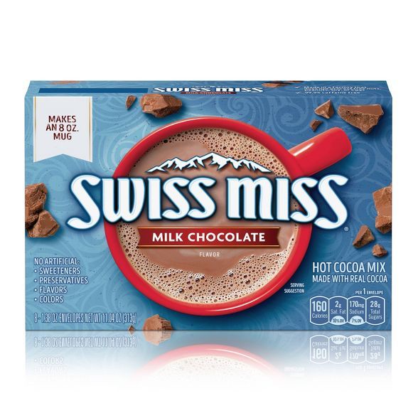 Swiss Miss Hot Cocoa Mix Milk Chocolate - 8ct | Target