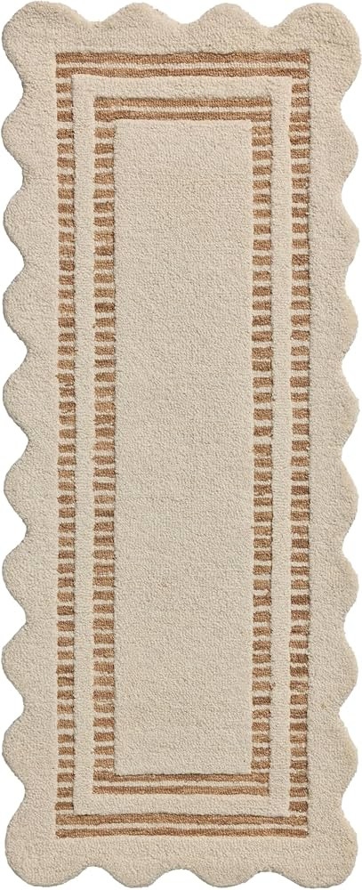 Loloi Chris Loves Julia Scottie Collection SCO-01 Ivory/Rust 2'-3" x 3'-9", .87" Pile Height, Run... | Amazon (US)