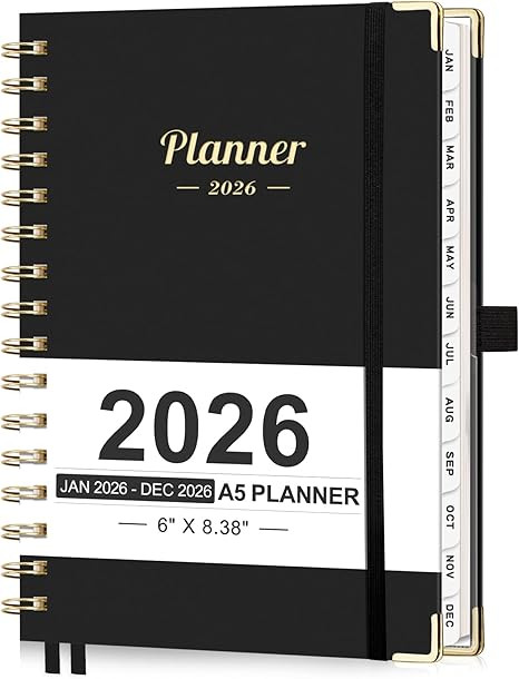 AHGXG 2026 Planner, Weekly and Monthly, 2026 Calendar, Jan 2026 - Dec 2026, Hardcover with Monthl... | Amazon (US)