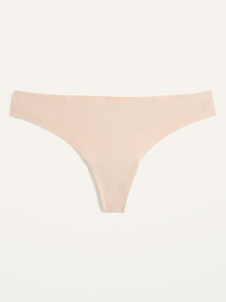 Soft-Knit No-Show Thong Underwear for Women | Old Navy (US)