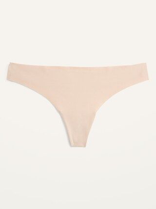 Soft-Knit No-Show Thong Underwear for Women | Old Navy (US)