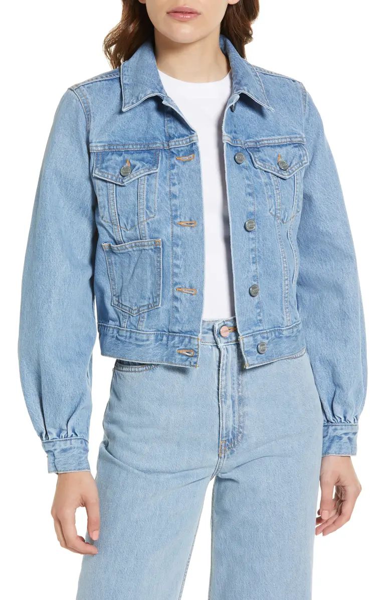 Ganni Camy Organic Cotton Denim Jacket | Nordstrom | Nordstrom