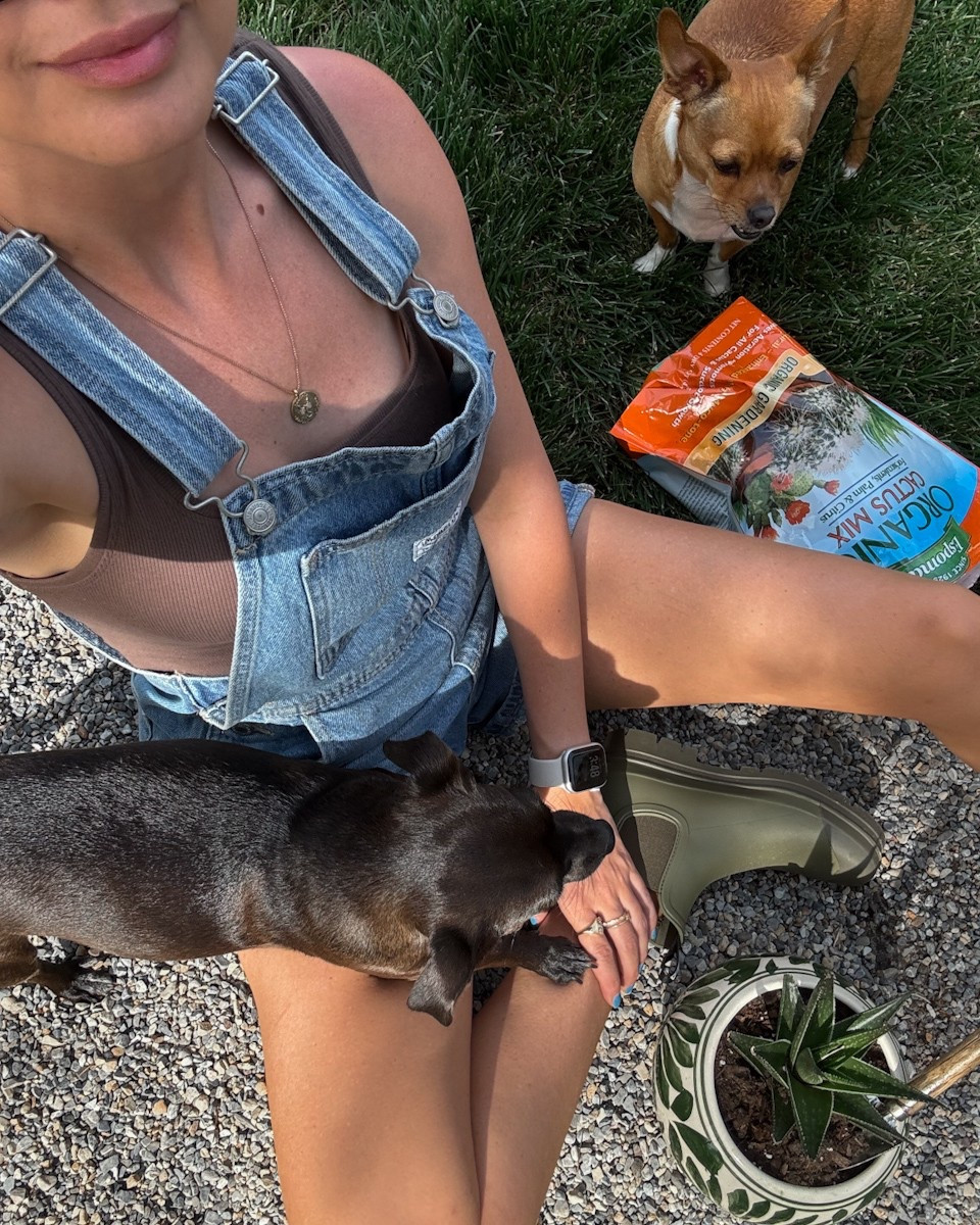 if life has taught me anything it's all about the little things 🫶🏻🌱🌞🐶

Overalls, summer style, summer outfit, cute, casual, denim shorts, brown tank top, rain boots, spring outfit, garden boots, rubber boots, outdoor outfit, puppy, dog, pets, Levi’s, Amazon, Amazon find, ootd



#LTKU #LTKStyleTip #LTKSeasonal