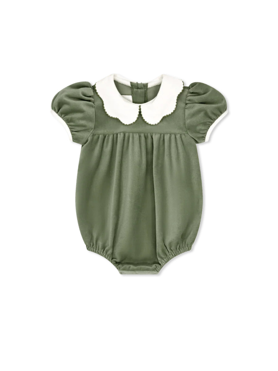 Special Moments Bubble - Leyland Green Velvet | Lullaby Set