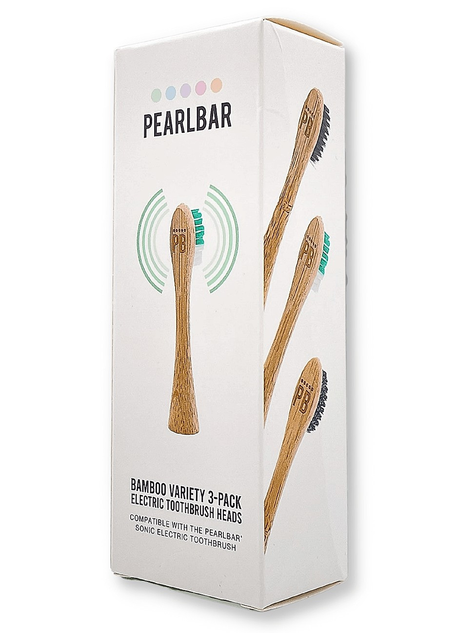 PearlBar Sonic Toothbrush Bamboo Heads - Variety 3 Pack - Charcoal | Saks Fifth Avenue