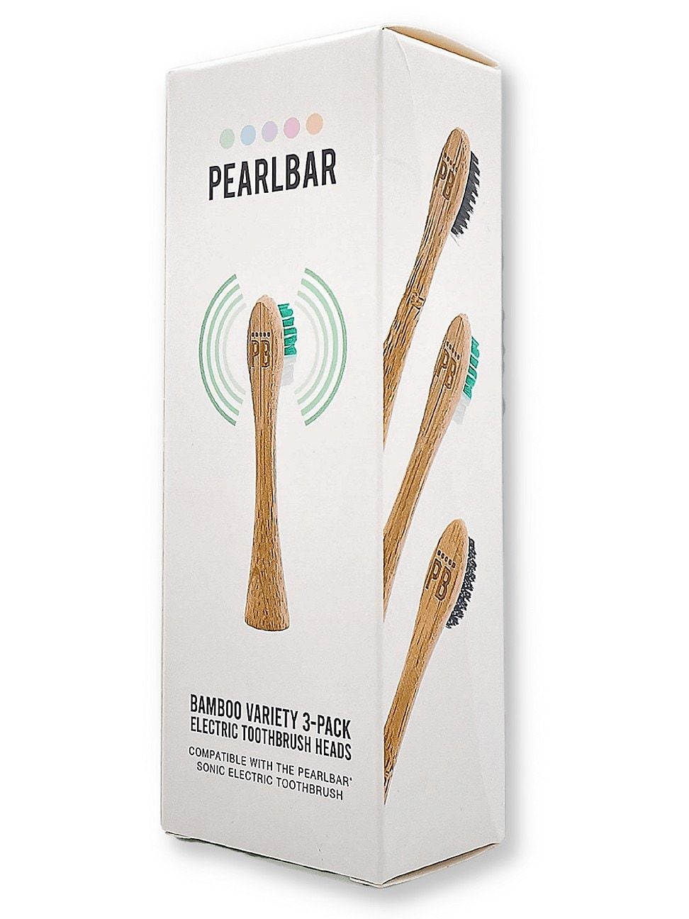PearlBar Sonic Toothbrush Bamboo Heads - Variety 3 Pack - Charcoal | Saks Fifth Avenue