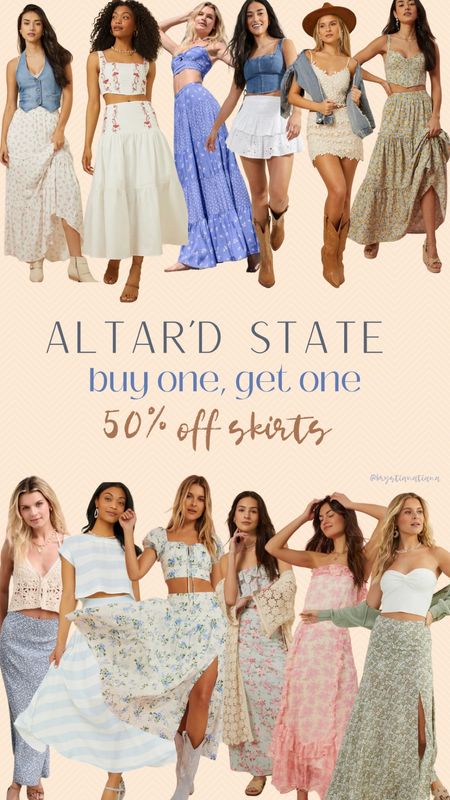 Altar’d State: Buy one, get one 50% off skirts!







Skirts, Fashion, Fashion Finds, Spring Fashion, Summer Fashion, 

#LTKSaleAlert #LTKFindsUnder100 #LTKStyleTip