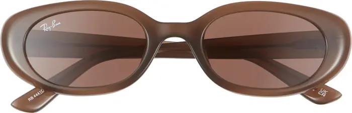 53mm Pillow Oval Sunglasses | Nordstrom