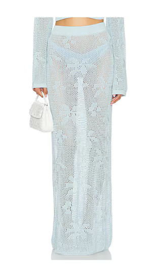 Terra Maxi Skirt in Glacial | Revolve Clothing (Global)