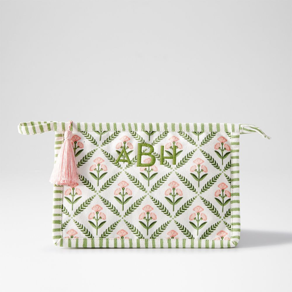 Block Print Canvas Pouch | Mark and Graham