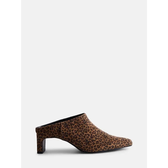 Scenario Women's Slip On Heeled Mules | Walmart (US)