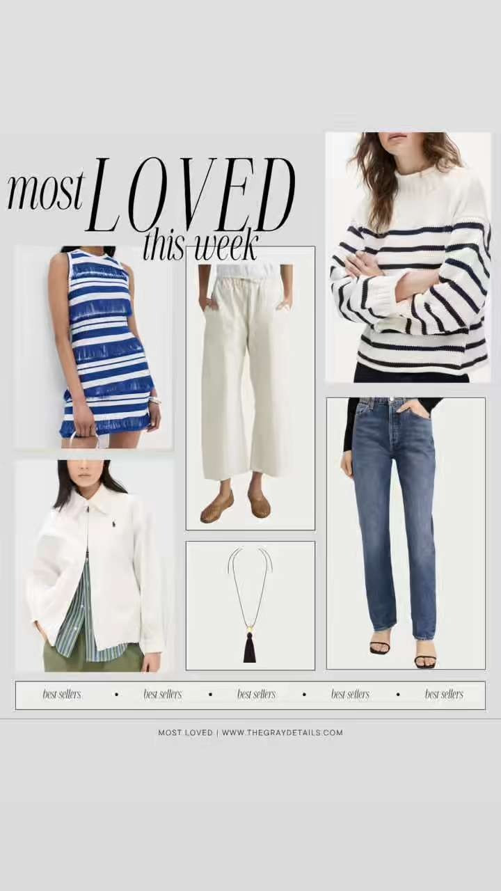 Loving this roundup of the most loved pieces of the week. From flattering jeans, to cute dresses, jackets for spring, and more. 

 #LTKgrwm #LTKootd #LTKWorkwear