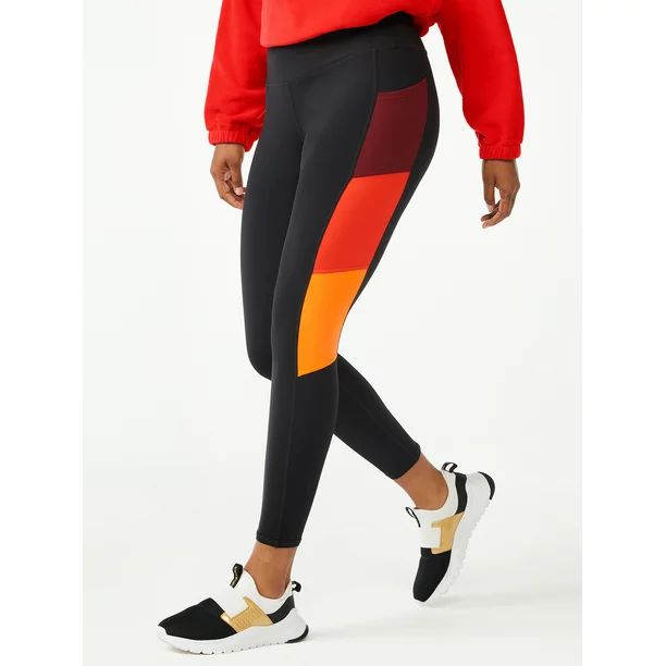 Love & Sports Women's Colorblocked Leggings - Walmart.com | Walmart (US)