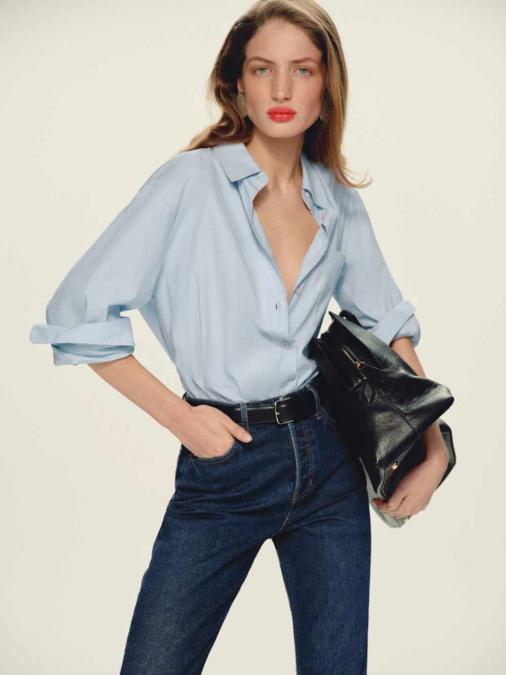 Eli Oversized Shirt | Reformation (Global)