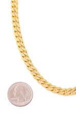 Cuban Flat Chain Necklace | AMUSE Collection