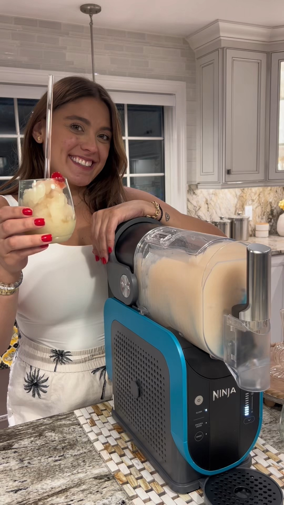 Cool down in seconds with the Ninja SLUSHi Frozen Beverage Maker 🍧✨ No ice, no blender, no mess. Just press a button and enjoy! With an XL 88 oz capacity it’s the ultimate summer party must have.

Right now it’s on sale at @qvc — and if you’re a new customer, use code WELCOME20 for $20 off your first order! 🙌 #loveqvc #ad #summerdrinks #ninjaslushi #qvcfinds #frozendrinkmaker

#LTKHome #LTKParties #LTKSeasonal