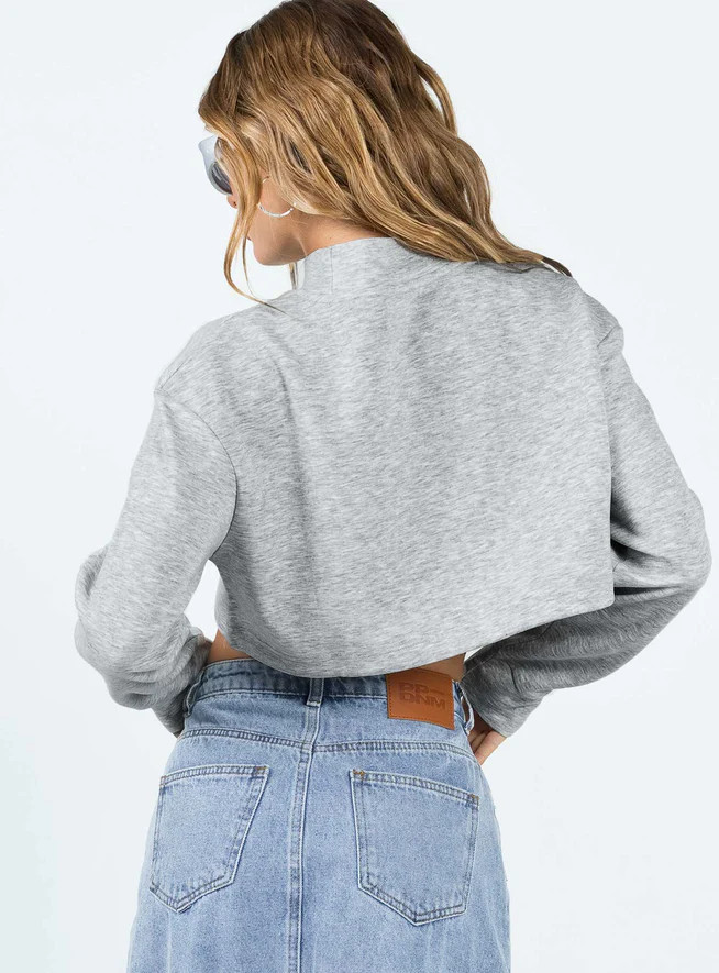 Dunn Sweater Grey | Princess Polly US