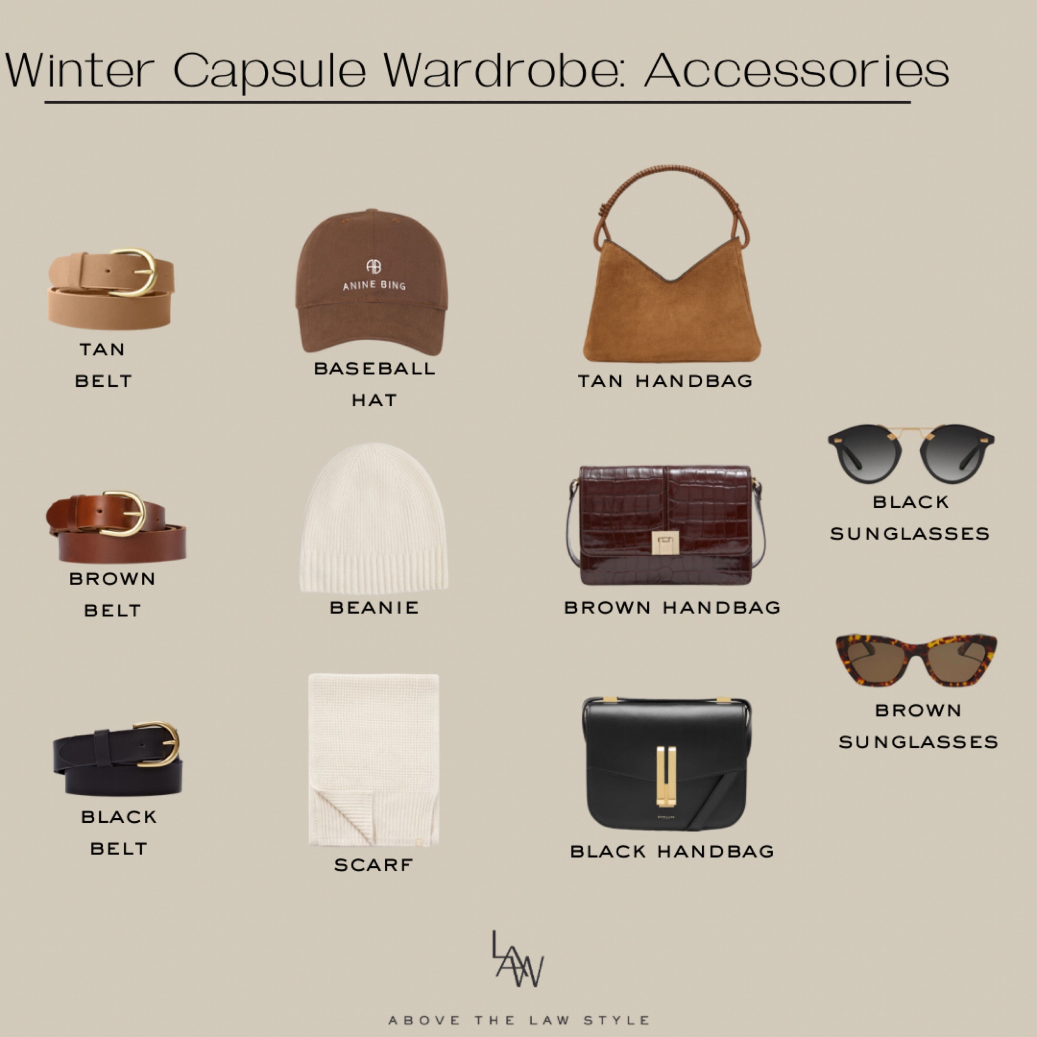 Winter Capsule Wardrobe: Accessories 

#LTKfindsunder50 #LTKSeasonal #LTKfindsunder100