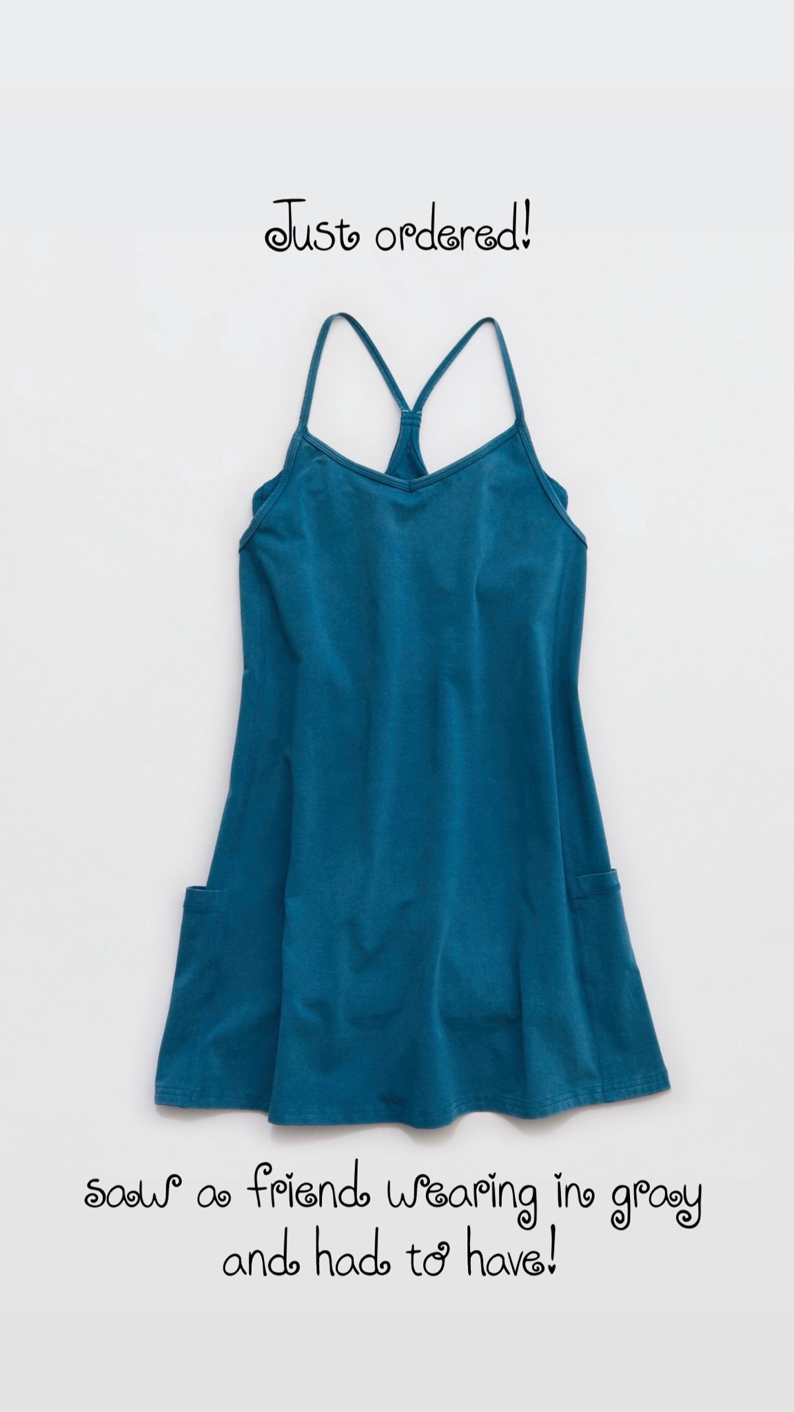 a friend was wearing this is gray tonight and I was obsessed so naturally I bought one too! @Aerie

#LTKootd #LTKSaleAlert